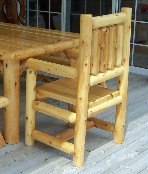 Dundalk Leisurecraft Canadian Timber Outdoor Dining Arm Chair