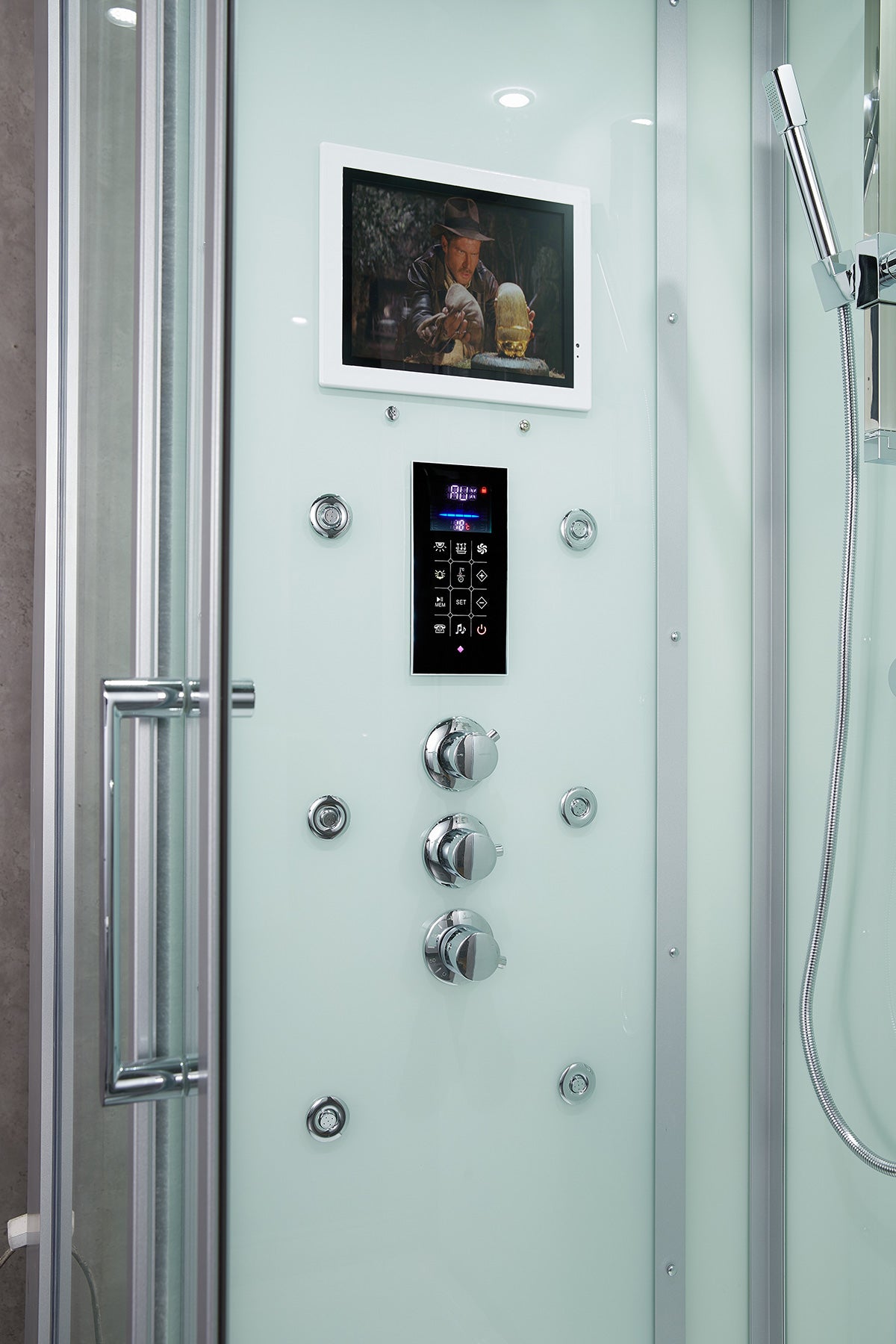 Maya Bath Lucca Steam Shower with Tv