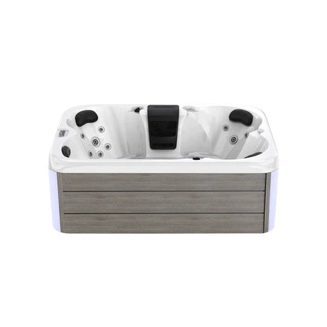Empava 4-Person Rectangle Outdoor Hot Tub - Ideal for Luxury Outdoor Relaxation at Aurora Sanctuary