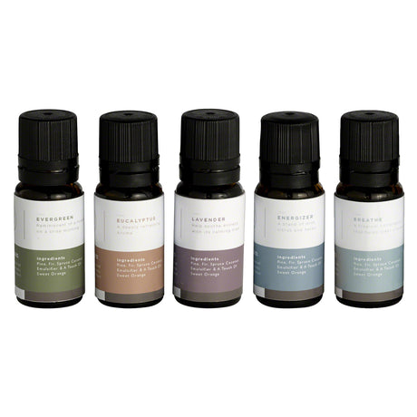 Multi Essential Aroma Oil Package in 10 mL Bottle