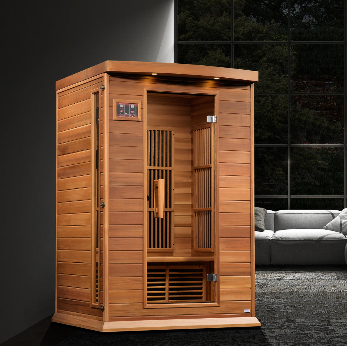 Maxxus Cholet Edition 2-Person Near Zero EMF Far Infrared Sauna - Aurora Sanctuary