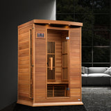 Maxxus Cholet Edition 2-Person Near Zero EMF Far Infrared Sauna - Aurora Sanctuary