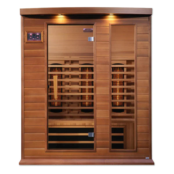 Maxxus 3-Person Near Zero EMF Infrared Sauna | Relaxation and Wellness at Aurora Sanctuary