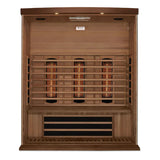 Maxxus 3-Person Near Zero EMF Infrared Sauna at Aurora Sanctuary - Relax and rejuvenate in a spacious sauna with cutting-edge technology for ultimate comfort and wellness