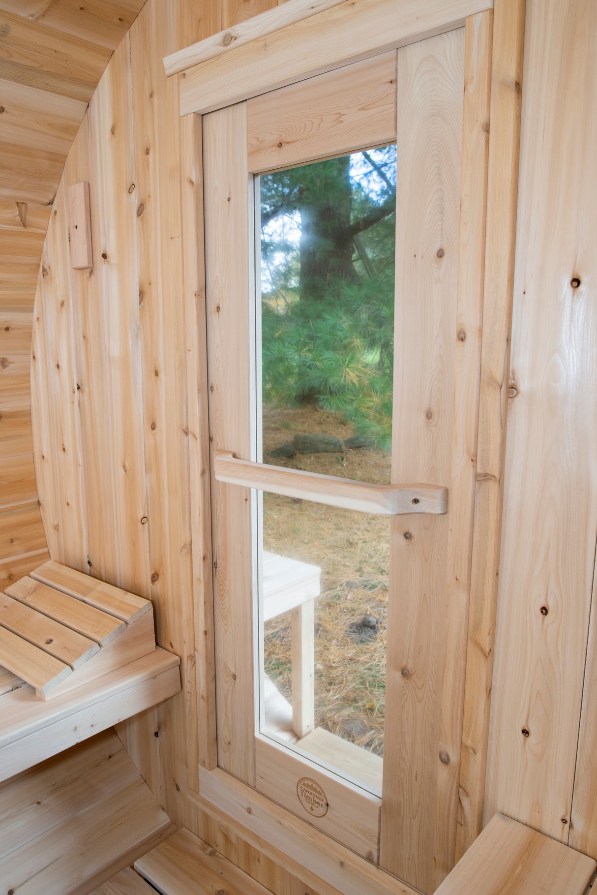 Dundalk Leisurecraft Canadian Timber 4-Person Sauna available at Aurora Sanctuary - Ideal for relaxation and wellness