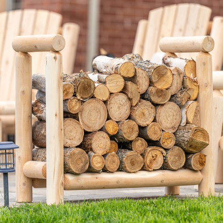 Dundalk Leisurecraft Canadian Timber Log Firewood Rack