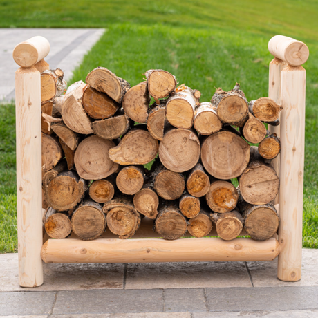 Dundalk Leisurecraft Canadian Timber Log Firewood Rack