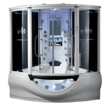 Maya Bath Platinum Superior Steam Shower Tub Combo with TV