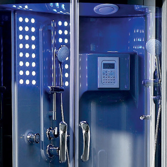 Maya Bath Siena Steam Shower Tub Combo with TV