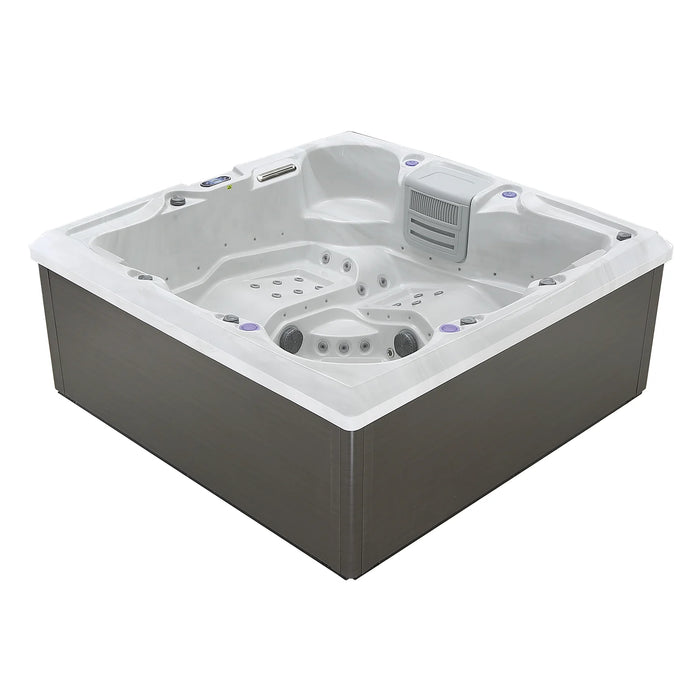 Empava Freestanding Luxury 6-Person Outdoor Hot Tub at Aurora Sanctuary - Relax and unwind in this spacious whirlpool tub immersed in nature's beauty