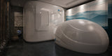 DreamPod Home Float Plus - Relax in this luxurious floating pod for ultimate comfort, available at Aurora Sanctuary