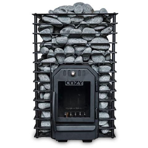 Cozy Heat Wood Burning Sauna Stove | The Quatro 12 Sauna Wood Burning Heater