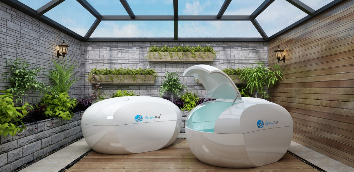 Experience ultimate comfort with DreamPod Home Float Plus at Aurora Sanctuary - Floating sensation for rest and relaxation