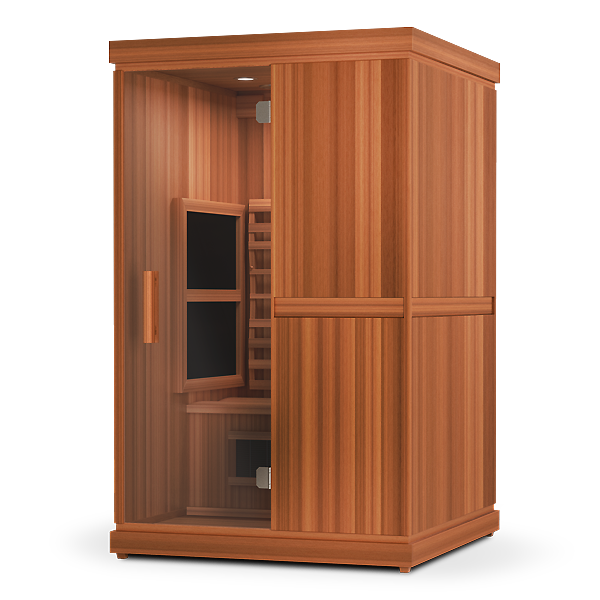 Discover the Finnmark FD-2 Full Spectrum 2-Person Infrared Sauna at Aurora Sanctuary - Relaxation and Wellness at its Best!