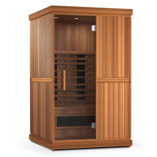 Finnmark FD-2 Full Spectrum 2-Person Infrared Sauna by Aurora Sanctuary - Ideal for a relaxing spa experience at home