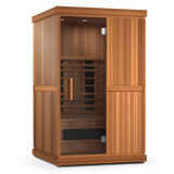 Finnmark FD-2 Full Spectrum 2-Person Infrared Sauna by Aurora Sanctuary - Ideal for a relaxing spa experience at home