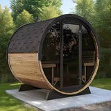 Saunalife Ergo Model EE8G | 6-Person Barrel Sauna