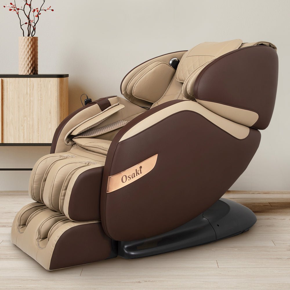 Shop the stylish and luxurious Osaki OS Champ Massage Chair in Black and Gray from the Aurora Sanctuary Collection