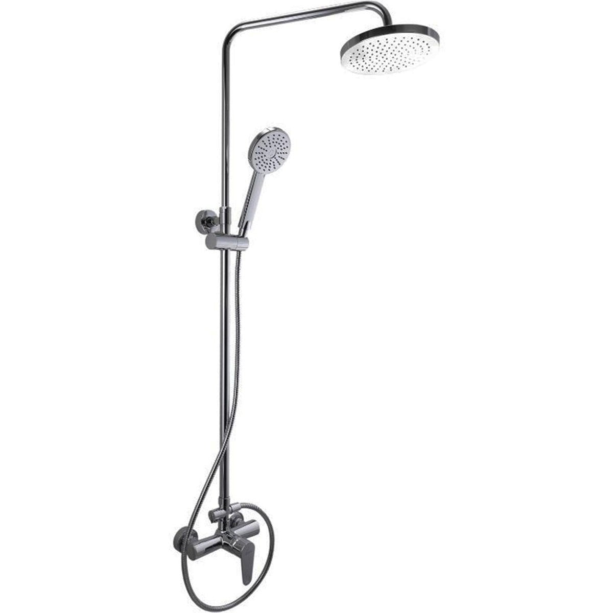 SaunaLife Rain-Series Outdoor Barrel Spa Shower Model R3