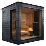 SaunaLife Garden Series: 5-Person Outdoor Sauna by Aurora Sanctuary - Pre-Assembled Out-4 Model G6