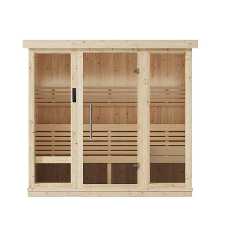 SaunaLife X7 Series: 6-Person DIY Sauna Kit - Indoor Home Sauna