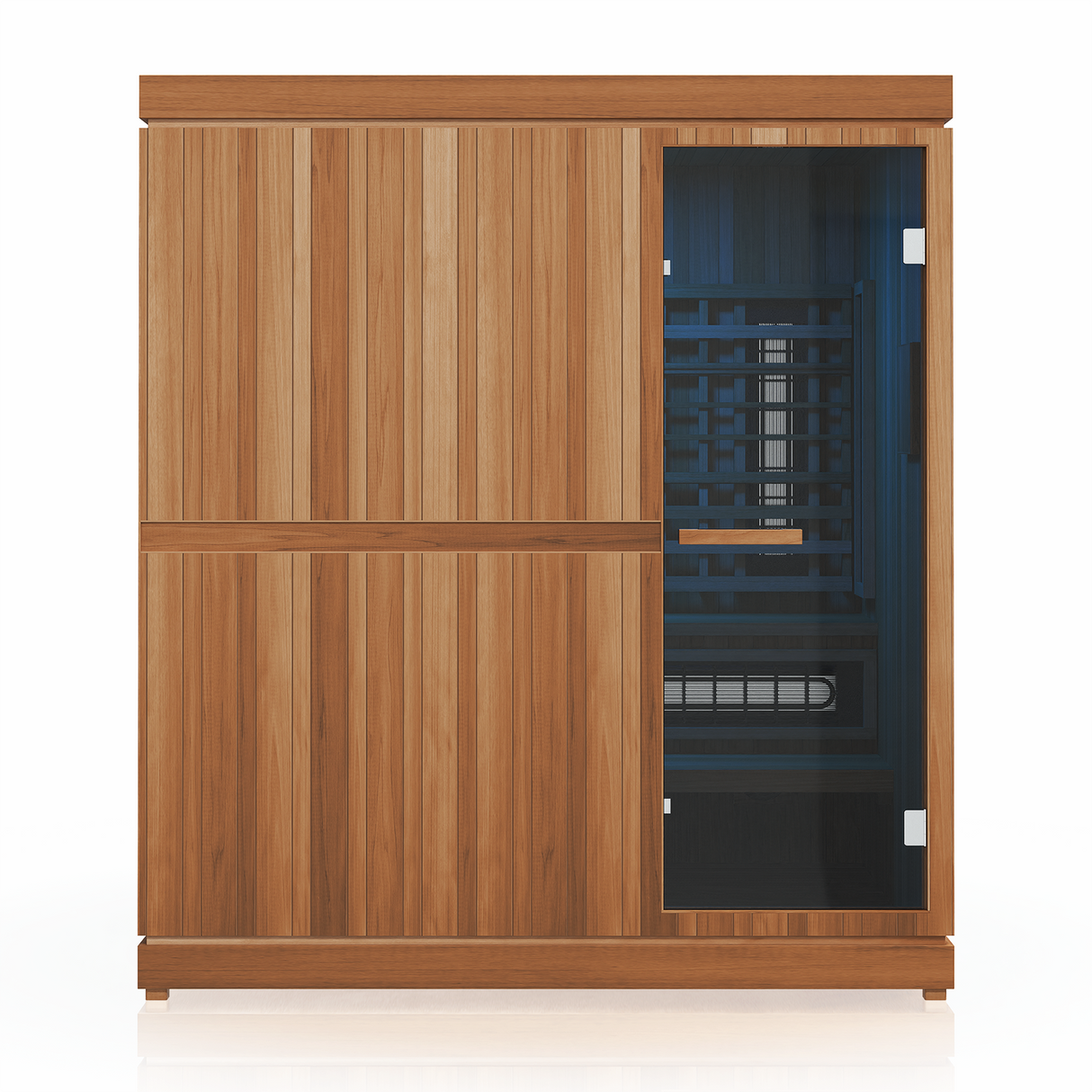 Finnmark Trinity XL Infrared Steam Sauna Combo with Reflection Blue Finish - Shop at Aurora Sanctuary